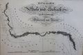 Karte zur Regulierung der Flüsse Saalach und Salzach sowie der Staatsgrenze 1817