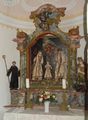Rokoko-Altar in der Leonhardskapelle an der Obermühle
