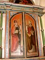 Geschlossener Seitenaltar: St. Rupert u. Wolfgang