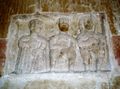 Romanisches Relief in der Vorhalle